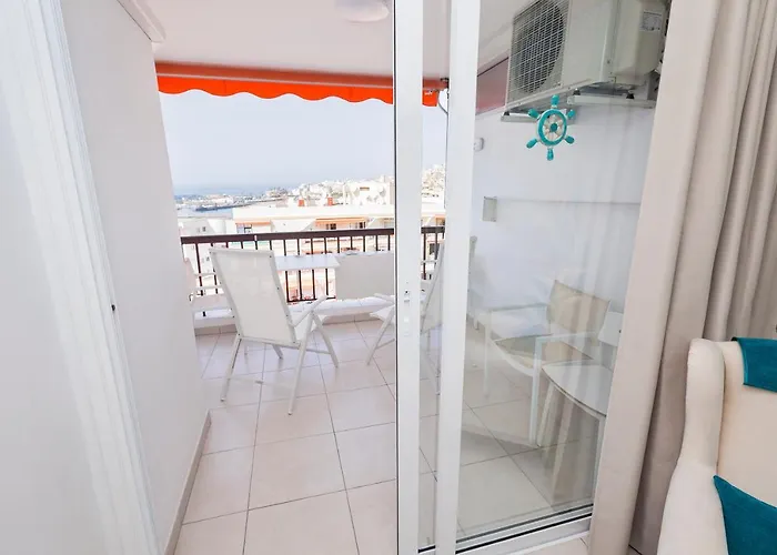 شقة First Line Sea, Luxury Penthouse, Sea And Sunset View Vivenda Vacational Guayero 618 لوس كريستيانوس