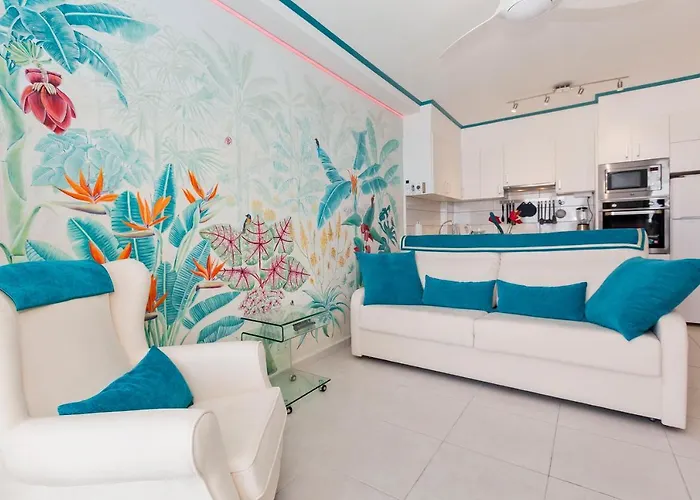 First Line Sea, Luxury Penthouse, Sea And Sunset View Vivenda Vacational Guayero 618 * لوس كريستيانوس